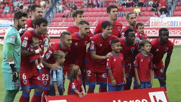 Once titular del Numancia frente al Cádiz.