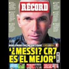 Zidane, entrevista en Récord: "¿Messi? Cristiano es el mejor"