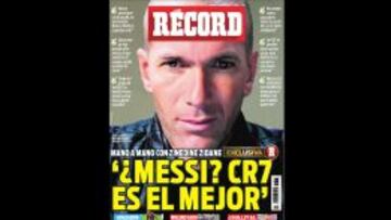 La portada de Récord