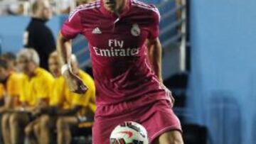 Gareth Bale, en el partido ante el Manchester United.