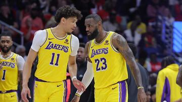 Jaxson Hayes regresó a Los Angeles para una tercera temporada con los Lakers y ahora será el suplente de Deandre Ayton.