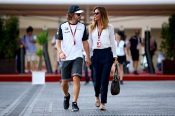 Fernando Alonso y Lara Álvarez. 