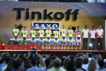 El quipo Tinkoff Saxo.