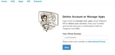 Cómo borrar una cuenta de Telegram y qué sucede con tus datos