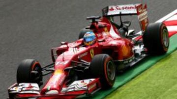 Alonso, tercero en los primeros libres del GP de Jap&oacute;n.