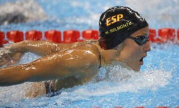 Mireia Belmonte se clasificó para la final del 200 mariposa con la segunda mejor marca.