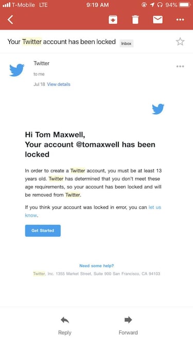Si tuviste Twitter con menos de 13 años tu cuenta podría desaparecer