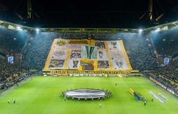 El estadio del Borussia de Dortmund, Signal Iduna Park, es uno de los feudos más famosos y con mayor ambiente de Europa. Situado  en la ciudad de Dortmund, en el estado federado de Renania del Norte-Westfalia, al oeste de Alemania. Es el quinto estadio más grande de Europa, y el tercer hogar más grande de un club europeo de primer nivel después del Camp Nou y el Estadio Santiago Bernabéu.