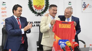 Manolo Cadenas se despidió de su cargo como seleccionador.