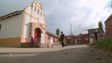 La capilla es uno de los grandes tesoros de Pasquilla, una vereda ubicada en la localidad Ciudad Bolívar. Foto: Captura de Pantalla.