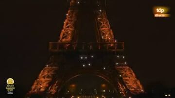 La Torre Eiffel, luces y glamour: la espectacular entrega del trofeo