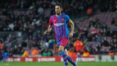 Sergio Busquets of FC Barcelona in action during the Spanish League, La Liga Santander, football match played between FC Barcelona and CA Osasuna at Camp Nou stadium on March 13, 2022, in Barcelona, Spain.
 AFP7 
 13/03/2022 ONLY FOR USE IN SPAIN