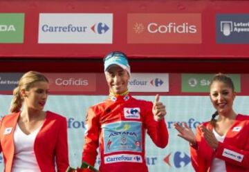 Fabio Aru consigue el maillot de líder en laundécima etapa, al entrar segundo en la meta de Cortals d' Encamp.