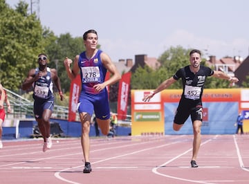 Campeonato de Espa?a de Atletismo que se est¨¢ disputando en el estadio Juan de la Cierva en Getafe.