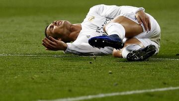 Cristiano Ronaldo injured - Real Madrid-Villareal