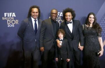 Christian Karembeu, Clarence Seedorf y Marcelo.