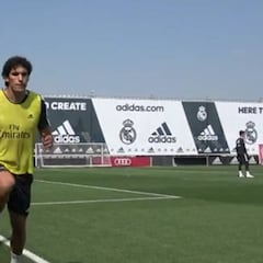 Vallejo entrena en solitario a tres días de visitar Montilivi