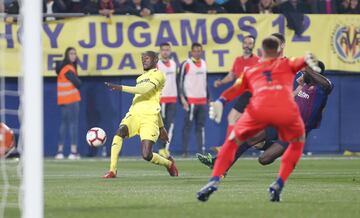 Ekambi empat¨® el partido. 2-2