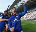 El Leicester vence a Swansea y abandona el último puesto