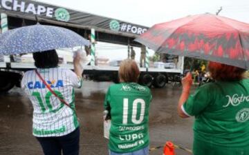 Aficionados del Chapecoense.