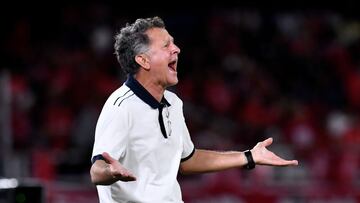 Juan Carlos Osorio en un partido de América de Cali en la Liga BetPlay