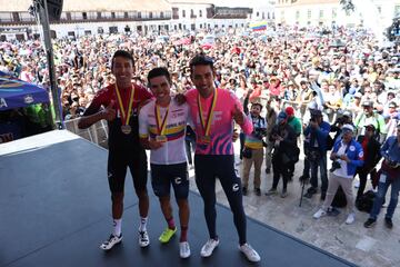 Sergio Higuita se coronó campeón en Tunja, por encima de Egan Bernal y Daniel Felipe Martínez. El corredor del EF usará la camiseta con la bandera de Colombia durante todo el 2020.