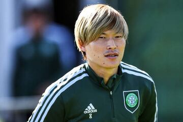 Furuhashi, delantero del Celtic.