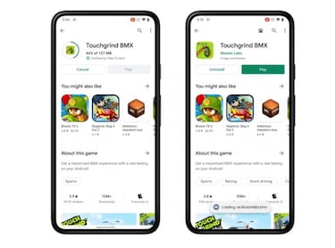 Android 12 te dejará jugar a una app mientras se descarga