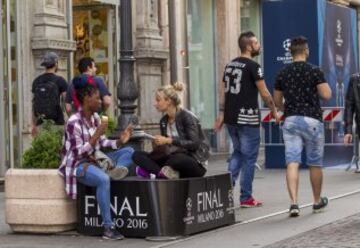 Champions League fever growing in the city of Milan