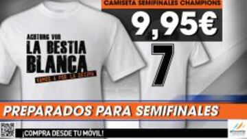 La réplica del Madrid también tiene camiseta: la Bestia Blanca