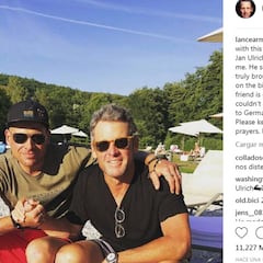 Armstrong visita a Ullrich: "Lo amo, necesita nuestra ayuda"