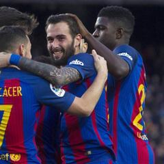 El Nápoles no se olvida de Aleix, Alcácer, Gomes y Denis
