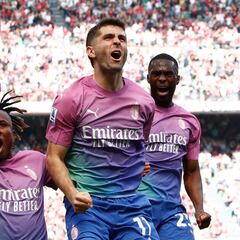 Pulisic firma temporada récord con el Milan