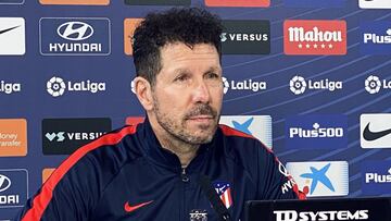 Simeone: "Confío muchísimo en mis futbolistas"