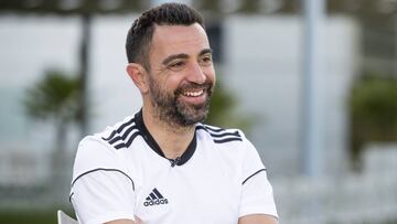 Xavi Hernández durante una entrevista con As.