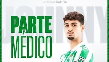 Johnny Cardoso, lesionado.