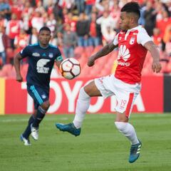 Morelo repite gol, pero la defensa falla y Santa Fe empata