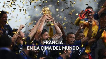 Tras 20 años de espera, Francia vuelve a la cima del mundo