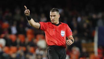 El rumano Kovacs dirigirá el Barcelona-Nápoles