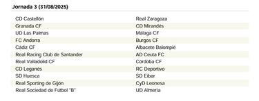 El calendario de LaLiga Hypermotion 25/26