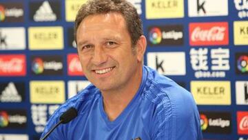 Eusebio Sacristán en rueda de prensa.