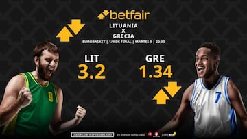 Lituania vs. Grecia: horario, dónde ver, pronósticos y estadísticas