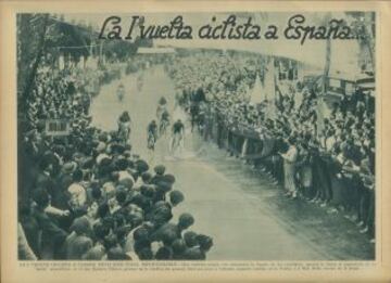 Recorrido por las mejores im¨¢genes de la I Vuelta a Espa?a a trav¨¦s de la edici¨®n de AS Semanal de 1935.