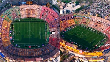 La increíble toma aérea del mosaico de la afición de Tigres para Gignac