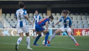 Victoria del Barcelona en el derbi contra el Espanyol