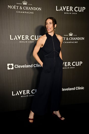 Andrea Petkovic durante la alfombra negra de la ceremonia inaugural de la Laver Cup celebrada en el Uber Arana de Berlin.