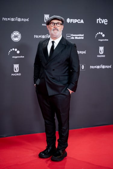 El actor Javier Cámara posa en la alfombra roja de la 31 edición de los Premios José María Forqué.