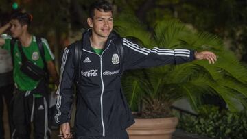 Hirving Lozano reporta con la Selección Mexicana