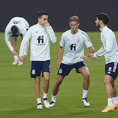 El entrenamiento de España en Sevilla
