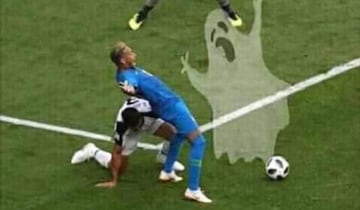 Los mejores memes sobre los clavados de Neymar